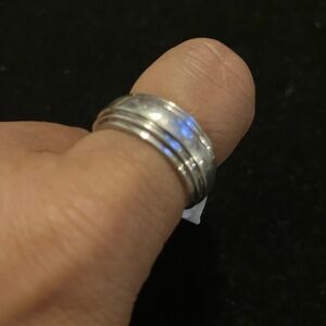Sterling silver band ring